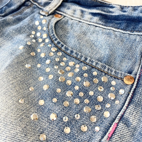Victoria’s Secret Pink Rhinestone Cutoff Shorts - Picture 7 of 9
